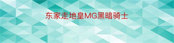 东家走地皇MG黑暗骑士